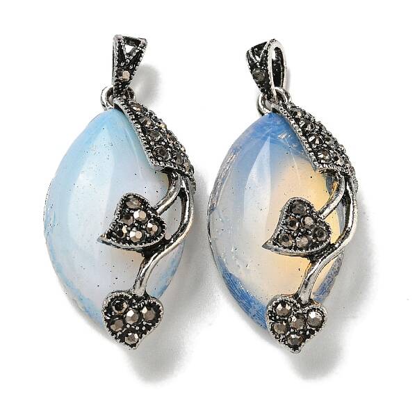 Opalite Horse Eye Pendants