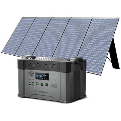 ALLPOWERS 2000W Solar Generator (S2000 + SP037 400W Solar Panel)