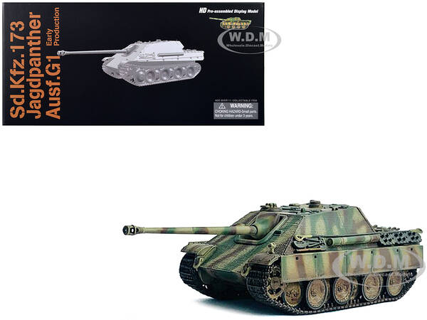 Germany Sd.Kfz.173 Jagdpanther Ausf.G1 Early Production Tank s.Pz.Abt.654 Ruhr Pocket (1945) NEO Dragon Armor Series 1/72 Pla...