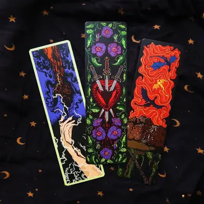 Fourth Wing Bookmark Set of 3