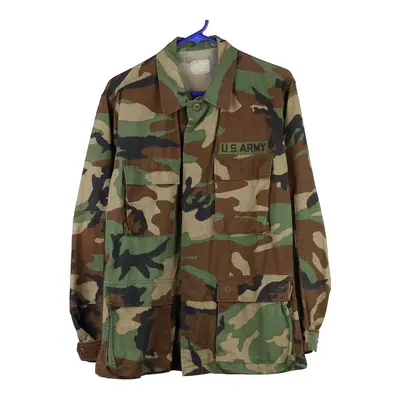 U.S. Army Camo Jacket - Small Khaki Cotton Blend