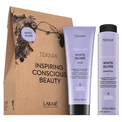 Lakmé Teknia White Silver Pack 300 ml + 250 ml