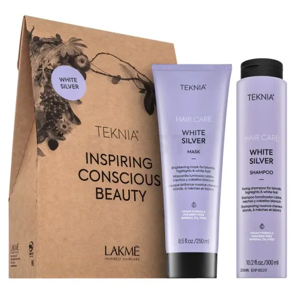 Lakmé Teknia White Silver Pack 300 ml + 250 ml