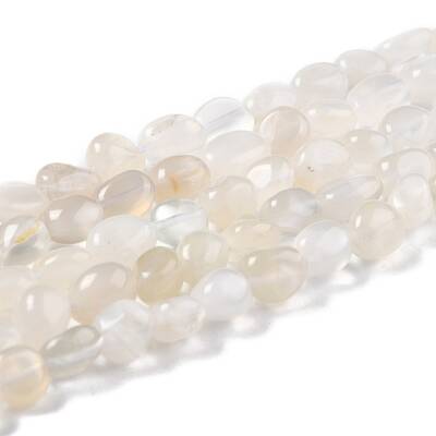 Natural White Moonstone Beads Strands