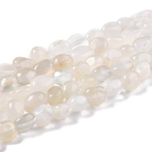 Natural White Moonstone Beads Strands
