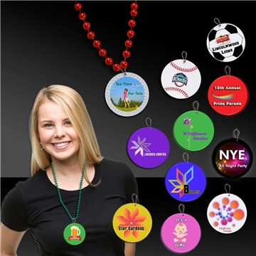 204 Custom Golf Ball Plastic Medallion Badges
