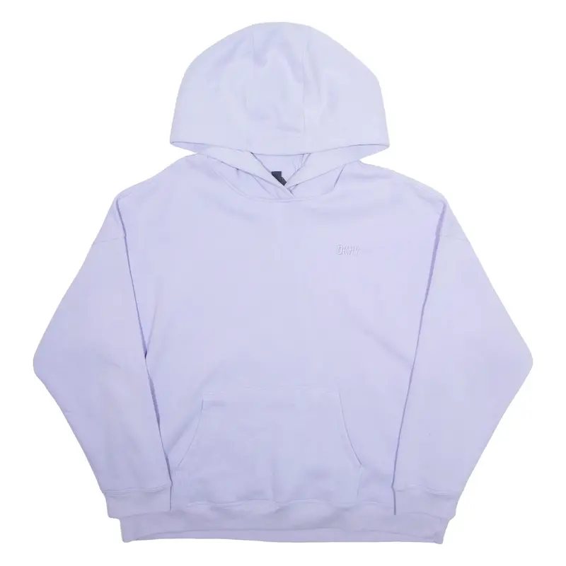 DKNY Mens Purple Hoodie L