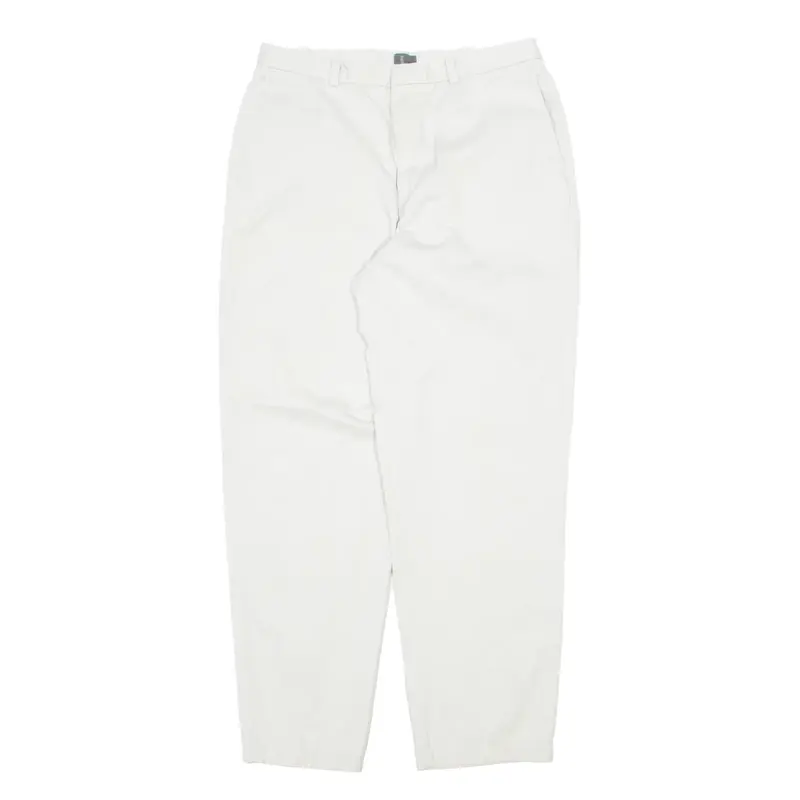 DOCKERS Recode Medium Trousers Cream Regular Straight Womens W30 L29