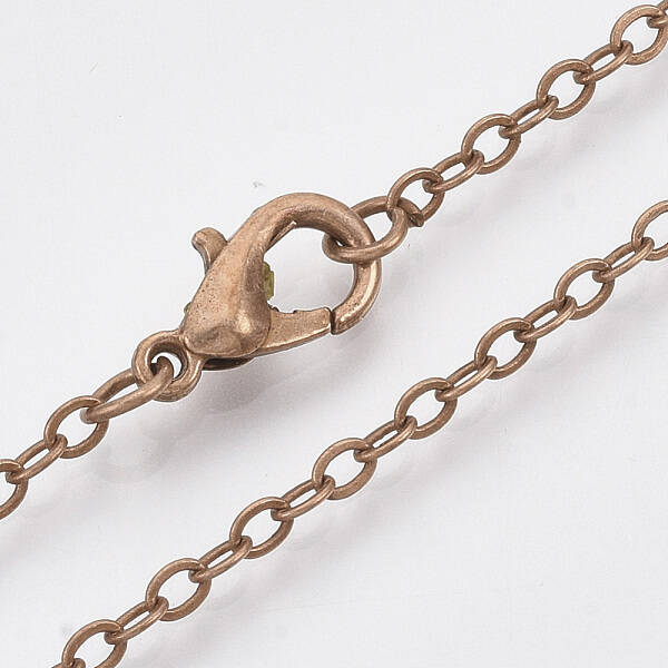 Brass Cable Chains Necklace Making