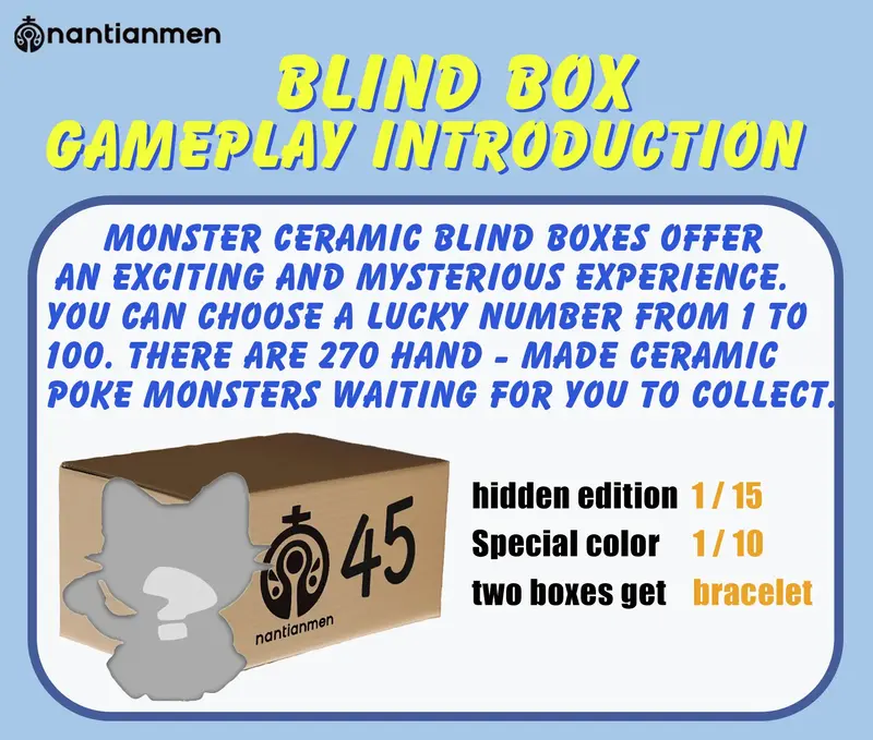 Handmade ceramic blind boxes