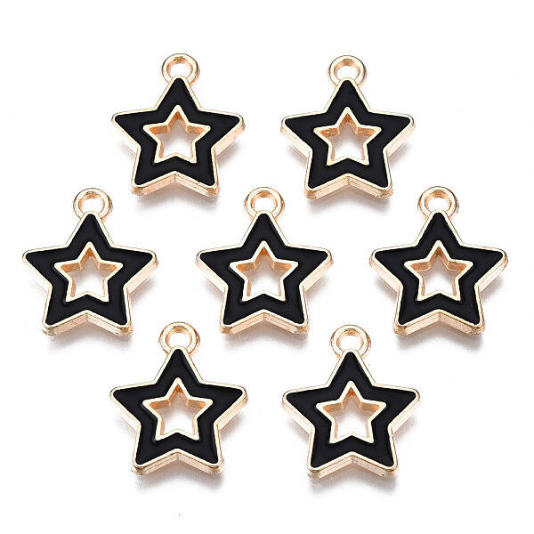 Alloy Enamel Pendants