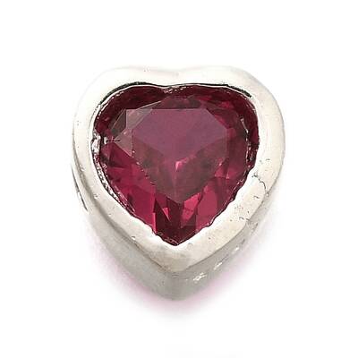 925 Sterling Silver Cubic Zirconia Beads