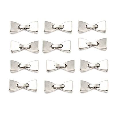 Tibetan Style Alloy Fold Over Clasps