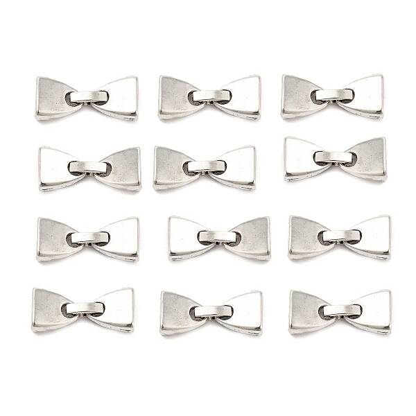 Tibetan Style Alloy Fold Over Clasps