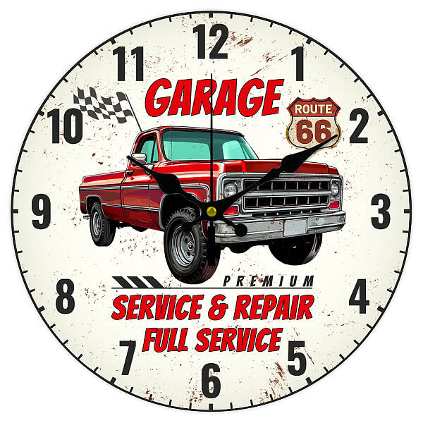 MDF Printed Wall Clock