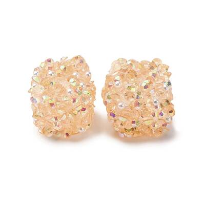Resin Rhinestone Beads