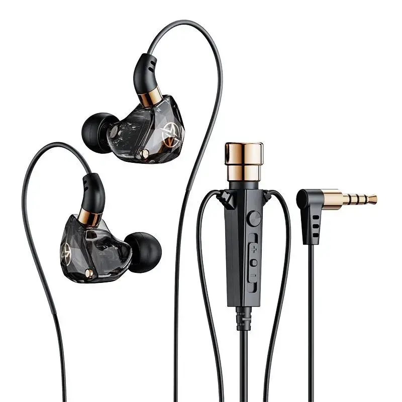 1.2m Wired Headphones with Noise-cancelling Microphone, Karaoke HIFI Headset With Volume Control, Professional Audio Equipmen...