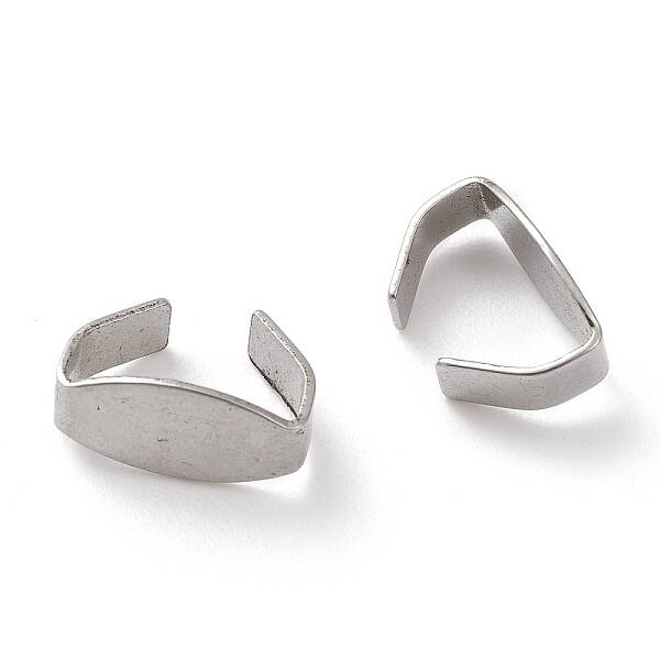 Non-Tarnish 201 Stainless Steel Snap on Bails