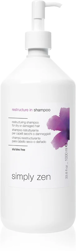 Simply Zen, Restructure In, hair repair shampoo, 1000 ml