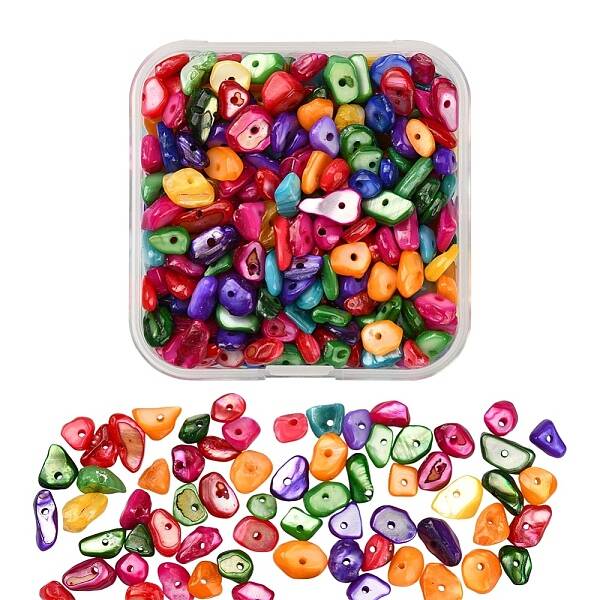 Natural Dyed Shell Beads