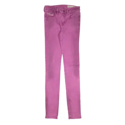 DIESEL Skinzee Jeans Purple Denim Slim Skinny Womens W26 L31