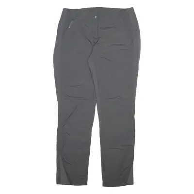 QUECHUA Mens Trousers Grey Regular Straight Nylon W32 L30