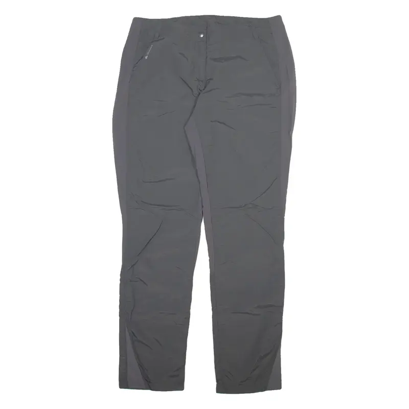 QUECHUA Mens Trousers Grey Regular Straight Nylon W32 L30