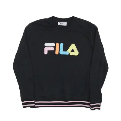 FILA Sweatshirt Black Mens S
