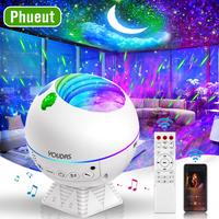 Phueut Star Projector, Aurora Projector with Moon Lamp, LED Nebula Projector, Bluetooth Speaker, 43 HD Colors for Kids, Adult...