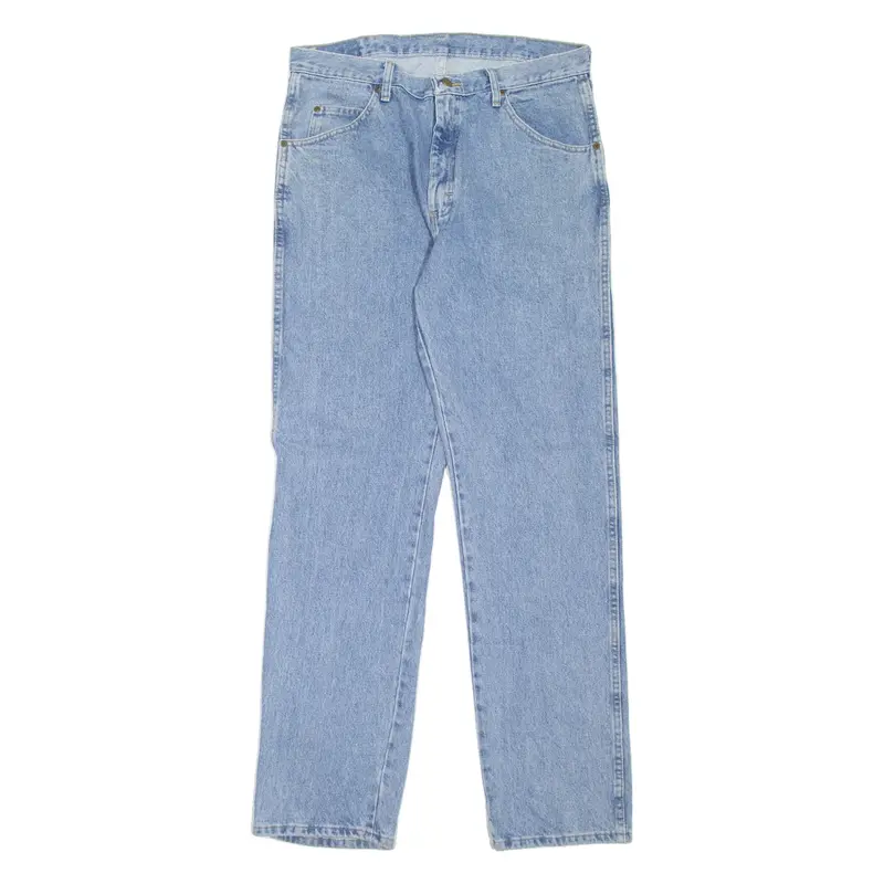 WRANGLER Mens Jeans Blue Regular Straight W36 L34