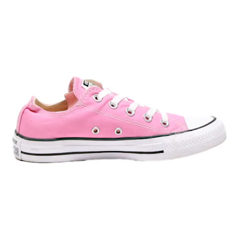 CONVERSE Low Top Trainers Pink Canvas Womens UK 3.5