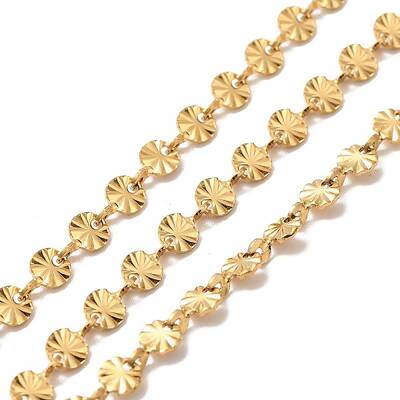Ion Plating(IP) 304 Stainless Steel Flower Link Chains