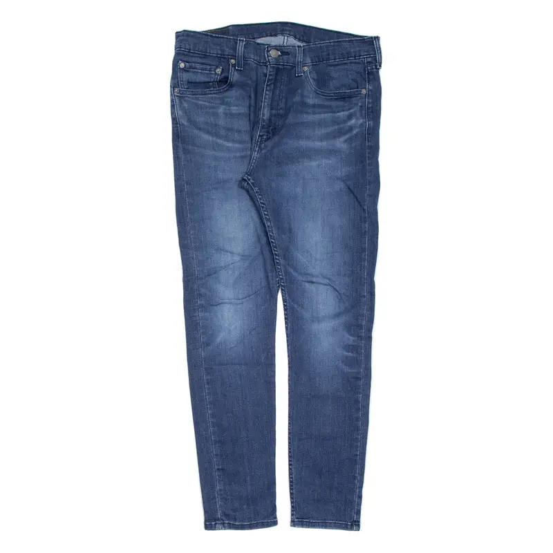 LEVI'S 519 Jeans High Ball Mens Blue Slim Skinny Stone Wash W34 L29