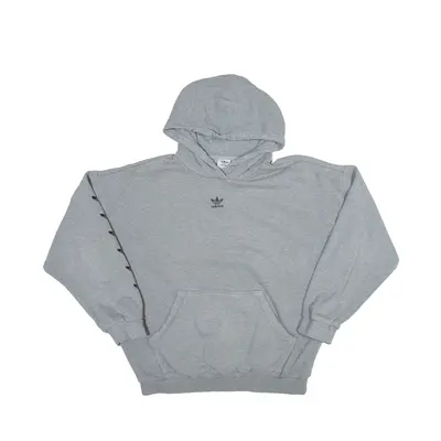 ADIDAS 2019 Hoodie Grey Pullover Womens UK 12