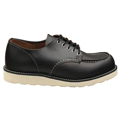Red Wing Shop Moc Oxford Full Grain Leather Men's Comfort Shoes - Black - Size:US 10.5 Men