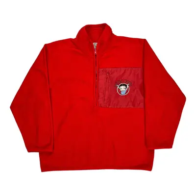 Betty Boop Fleece - Large Red Polyester