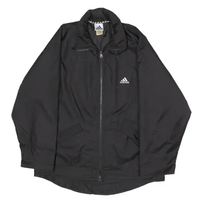 ADIDAS Mens Jacket Black Hooded M