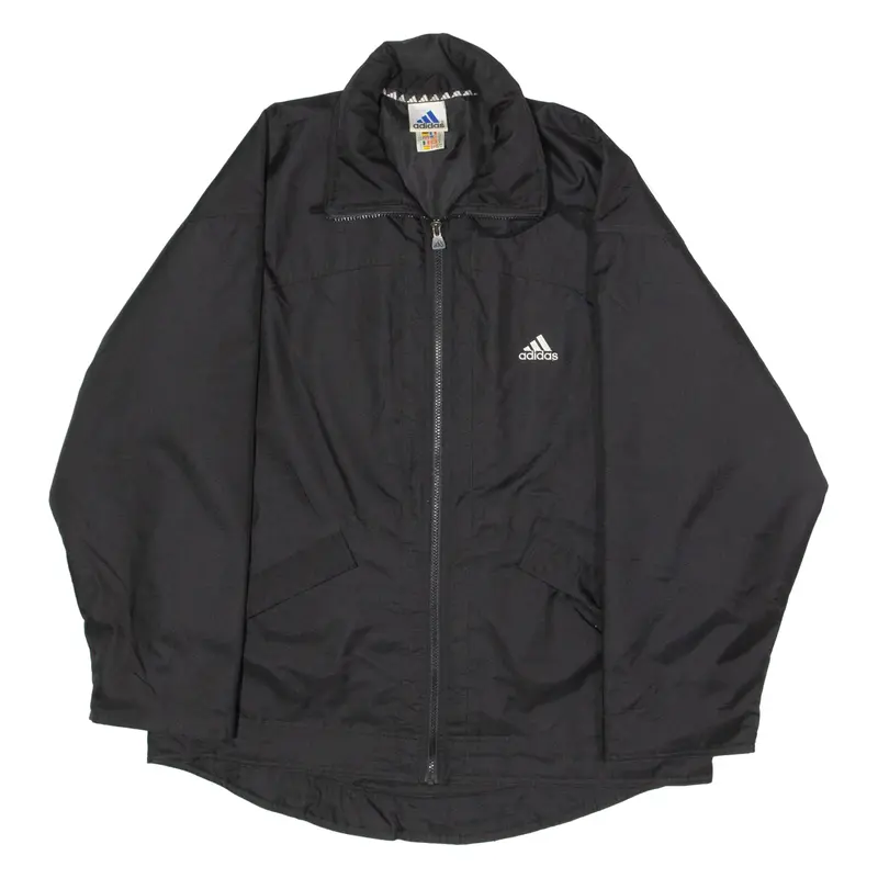 ADIDAS Mens Jacket Black Hooded M