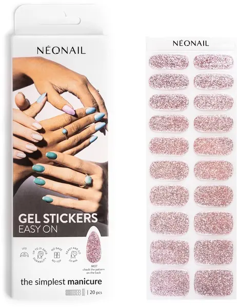 NEONAIL Easy On Gel Nail Stickers Color M07 20pcs