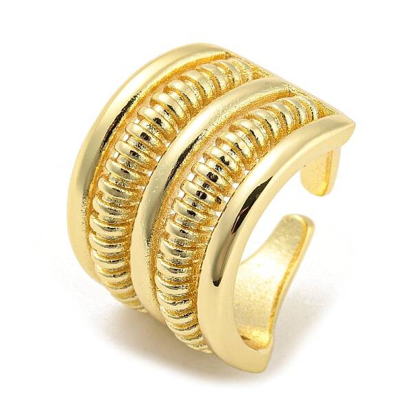 Brass Open Cuff Ring