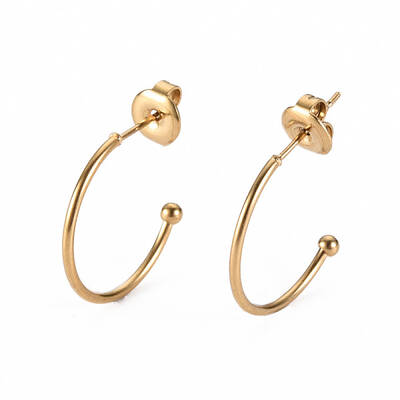 304 Stainless Steel Stud Earrings