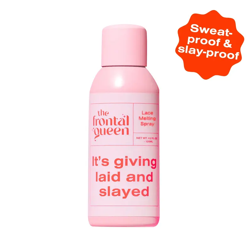 The Frontal Queen Lace Melting Spray for Ashy Lace - Sweat-Proof & Slay-Proof Haircare Spray 4.2 FL OZ 120 ML
