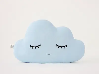 Light Blue Cloud Pillow