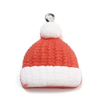 Christmas Theme Opaque Resin Pendants