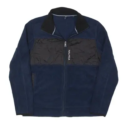 NAUTICA Fleece Jacket Blue Mens S