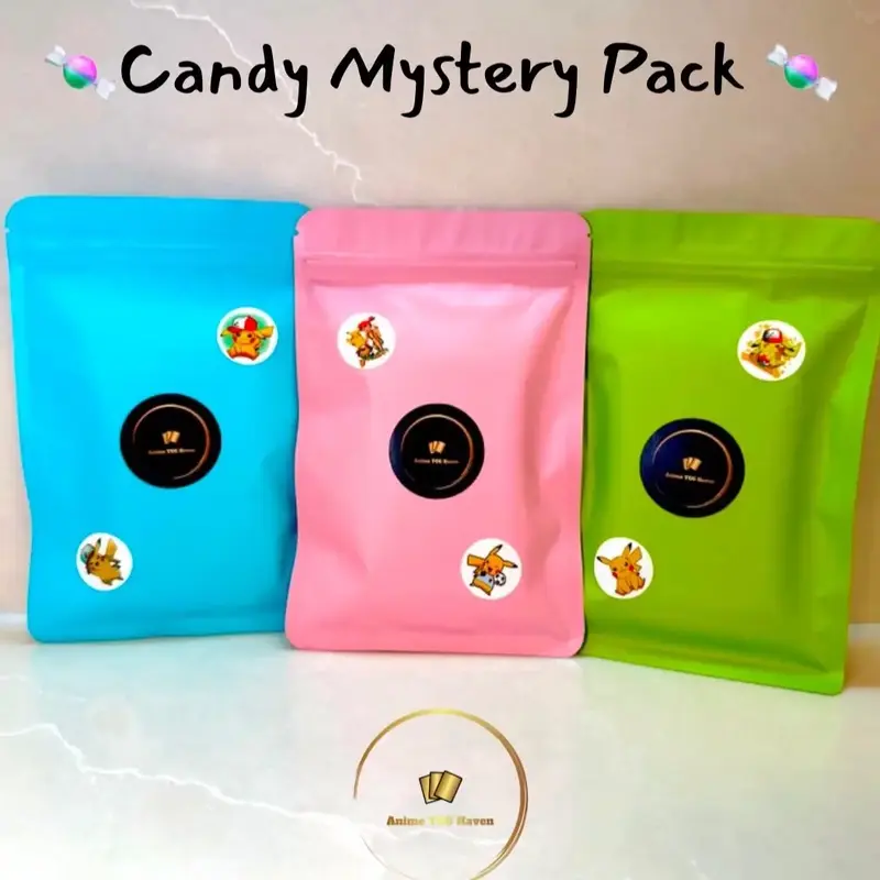 Anime CandyPoke  Pack: Contains 1 EN/ 5 JP Pokemon TCG Packs