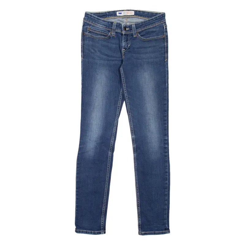 LEVI'S Womens Jeans Blue Slim Skinny Stone Wash W27 L30