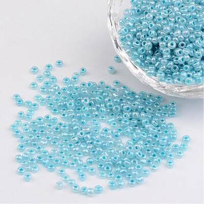 12/0 Ceylon Round Glass Seed Beads
