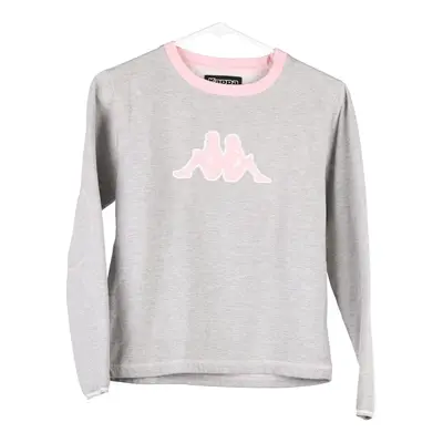 Age 13 Kappa Sweatshirt - Small Grey Cotton Blend