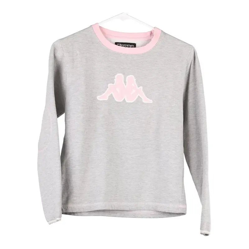 Age 13 Kappa Sweatshirt - Small Grey Cotton Blend